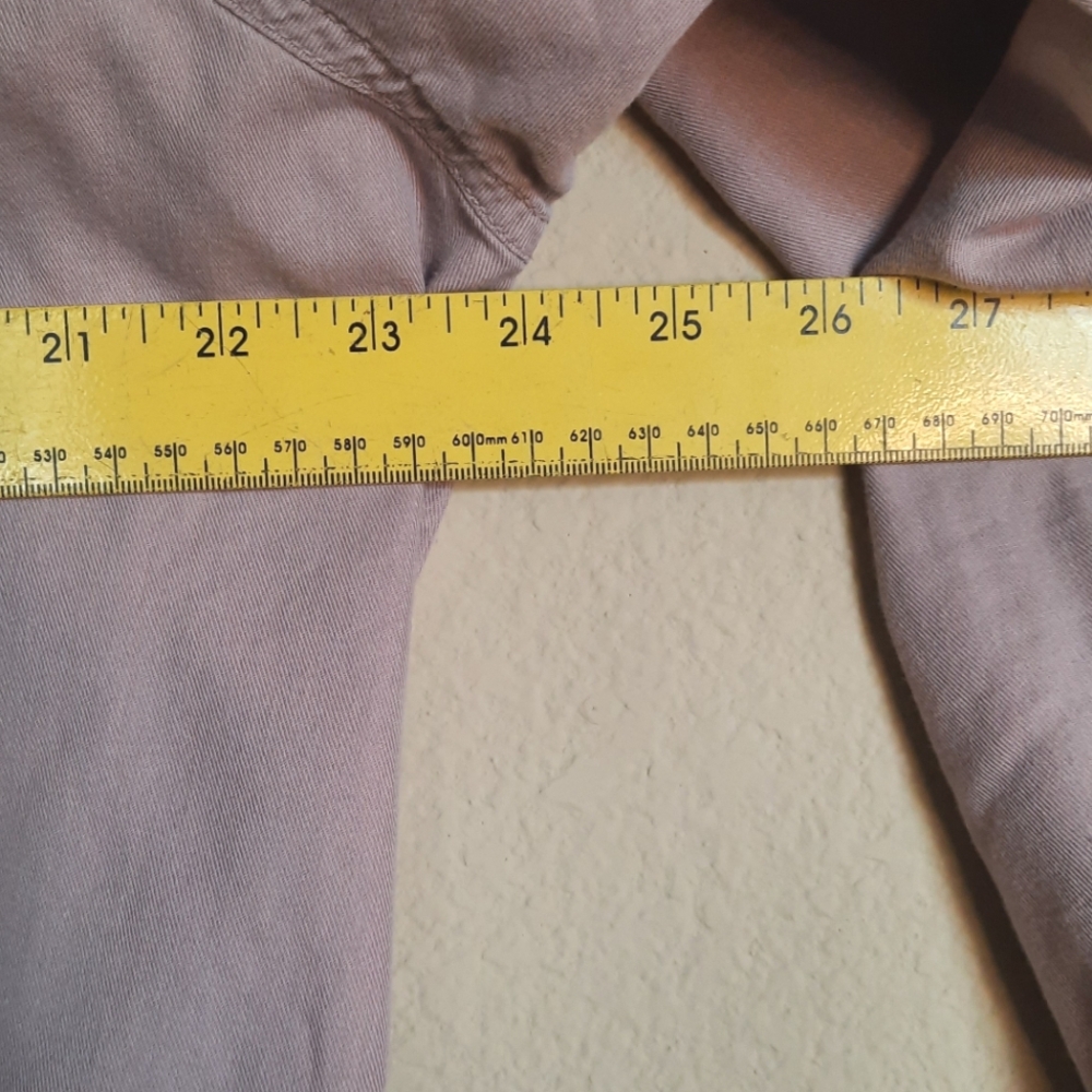 Universal Thread Dusty Pink Mauve Petal Pink Button Down Oversized Shirt - Picture 5 of 8